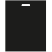 Пакет 440х570 мм, 80 мкм с проруб. ручками, диз."Черный", ПВД, 50 шт/упак "Тикопластик" 250 шт/кор РОССИЯ н00116788