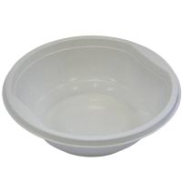 Тарелка одноразовая глубокая 475 мл, d153 мм, бел., ПП, 12 шт/упак "МИСТЕРИЯ" 720 шт/кор РОССИЯ 183290/С