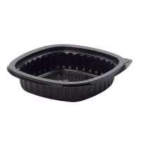 Контейнер квадратный 136х136х30 мм, 250 мл. черный 