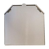 Коробка для пиццы 340х340х40 мм, 2 скош.угла, крафт, гофрокарт.Т-23 B, 50 шт/кор 50 шт/упак РОССИЯ