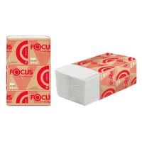 Салфетки для диспенсеров 2-сл. 230х168 мм, бел., 200 шт/упак "Focus" Premium 15 упак/кор РОССИЯ 50202899/5083738