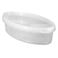 Контейнер для пресервов 1300 мл, 273х150хh70 мм, форма "Лодочка", контр.замок, без крышки, прозр., ПП, 216 шт/кор "Альянсупак" 216 шт/упак БЕЛАРУСЬ ДБЛ-1,3/273*150 ОСВ