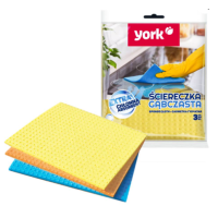 Салфетка из целлюлозы 155х175 мм, цвет в ассорт., 3 шт/упак ''York'' 25 упак/кор БЕЛАРУСЬ 024010