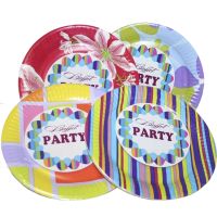 Тарелка d 180мм, дизайн, цвет в ассортименте