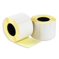 Весовая лента 58х30 мм ЭКО, непринт., бел., термобум., 900 шт/рул 48 рул/кор РОССИЯ