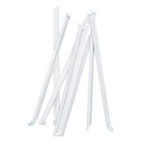 Трубочки для коктейлей 230 мм, d8 мм, черн, бум. в инд упаковке, 200 шт/упак 4 упак/кор РОССИЯ