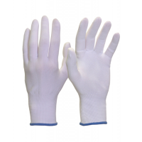 Перчатки нейлоновые, р-р M, бел., 1 пар/упак 240 пар/кор КИТАЙ