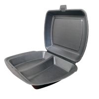 Ланч-бокс 2-секц. 250х210х65 мм, черн., ВПС, 100 шт/кор "Алпина" РОССИЯ LBE-2 черный