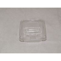 Упаковка квадрат внешний 130х130х78мм, внутренний 105x105x70мм, прозрачная, ПЭТ