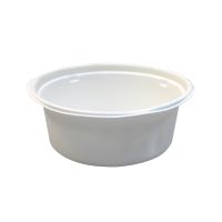 Тарелка одноразовая глубокая 350 мл, d130 мм, бел., сах. тростник, 50 шт/упак "GREEN MYSTERY" 600 шт/кор КИТАЙ ТМ-L101