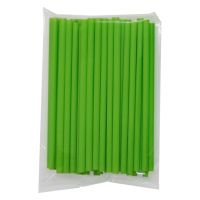 Трубочки для коктейлей 120 мм, d5 мм, салат., пласт. прямые, 50 шт/упак 50 упак/кор РОССИЯ 117044