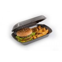 Ланч-бокс 1-секц. 190х150х75 мм, черн., ВПС, 100 шт/кор 100 шт/упак РОССИЯ LBM-1 Ч