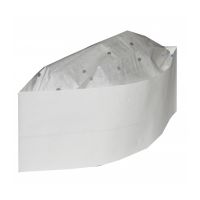 Пилотка бумажная 27,5х8,5 см, бел., 100 шт/упак 10 упак/кор КИТАЙ -