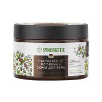 Скраб для тела кофейный "Synergetic" Кофе и зеленый лайм, Тонус и упругость, 300 мл 6 шт/кор РОССИЯ 800000