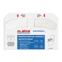 Покрытия для унитаза бел., бум., 250 шт/упак "Laima" 20 упак/кор КИТАЙ 129539