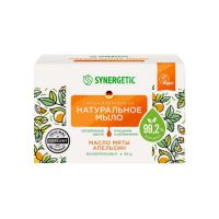 Мыло туалетное "Synergetic" Масло мяты и апельсин, 90 г 24 шт/кор РОССИЯ 500103