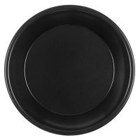 Тарелка одноразовая мелкая d220 мм, черн., ПП, 50 шт/упак 750 шт/кор РОССИЯ 6521