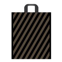 Пакет 380х450 мм, 45 мкм с петлев. ручками, диз. "Полоса", ПВД, 50 шт/упак 500 шт/кор РОССИЯ ПТЛ00642