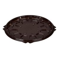 Упаковка для торта [дно] d224хh15[d193хh11] мм, коричн., ПС, 190 шт/кор "Комус" 190 шт/упак РОССИЯ Т-192 ДШ коричн.(858037)