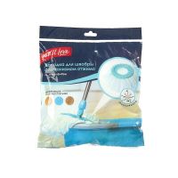 Моп веревочный с мех-м отжима, бело-голуб., микрофибра "You'll love" 24 шт/кор КИТАЙ 71821