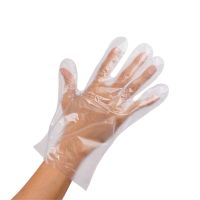 Перчатки одноразовые, размер М, 12 мкм, прозр., ПЭ, 50 пар/упак 100 упак/кор РОССИЯ КС10077
