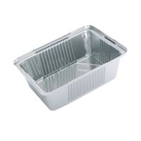 Форма алюминиевая 1-секц. 430 мл 144х119х40 мм, без крышки, алюм., 100 шт/упак 2 400 шт/кор РОССИЯ SP(RF)24L