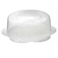 Крышка круглая для торта 3кг, d-368мм, h-125мм, прозрачная, ОПС, Т-370К