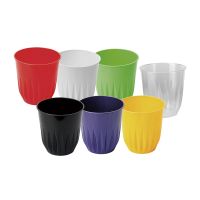 Одноразовый стакан для холодного и горячего 250 миллилитров, Баккара, цвет в ассортименте, ПС