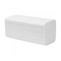 Полотенца бумажные для диспенсеров 230х220 мм 1-сл. V-сложен., бел., 200 лист/упак 20 упак/кор РОССИЯ 01-226