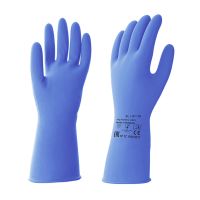 Перчатки латексные, р-р XL, син., 1 пар/упак "HQ Profiline" 50 пар/кор МАЛАЙЗИЯ 74736