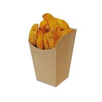 Упаковка для снеков 400 мл 72х 72х110 мм, M, крафт, карт., 25 шт/упак "OSQ" Eco Snack Cup 900 шт/кор РОССИЯ ECO SNACK CUP M