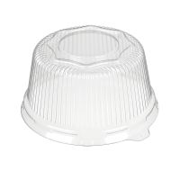 Упаковка для торта [крышка] d165хh80[d130хh73] мм, прозр., ОПС, 150 шт/кор "Комус" 150 шт/упак РОССИЯ Т-135К