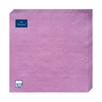 Салфетки 330х330 мм 3-сл., диз. "Лиловый палевый Барокко", лилов., бум., 16 шт/упак "Bouquet" 12 упак/кор РОССИЯ 57233