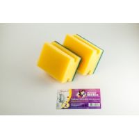 Губки для посуды профилированные "Профи2" 65х90х45мм, поролон 2сл.