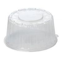 Упаковка для торта [крышка] d200хh106[d166хh96] мм, прозр., ОПС, 330 шт/кор "Комус" 330 шт/упак РОССИЯ Т-165К