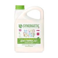 Гель для стирки всех видов тканей "Synergetic" 2 в 1, концентрат, канистра, 3750 мл 4 шт/кор РОССИЯ 109803
