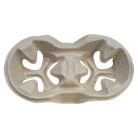 Держатель для стаканов 2 яч. 113х216х45 мм, сер., карт., 428 шт/кор 428 шт/упак РОССИЯ 77822302100-CC2