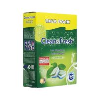 Таблетки для мытья посуды в посудомоечных машинах "Clean & Fresh" All in1, 100 шт 100 шт/упак 6 упак/кор РОССИЯ УТ000000044