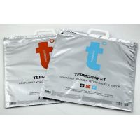 Термопакет 420х450 мм "Termopack" Эконом, груз 10 кг, металлик, ПВД, 100 шт/кор 100 шт/упак РОССИЯ ТПК.02