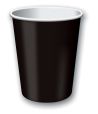 Стакан для холодного и горячего, 0.25/0.273л, дизайн рисуем мелом, черный, картон