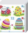 Салфетки 240х240 мм 1-сл., диз. "Пасхальные яйца", разноцв., бум., 40 шт/упак "Desna Design" 32 упак/кор РОССИЯ 57423