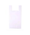 Пакет "майка" 38+23x70см ПНД, белая, 16мкм