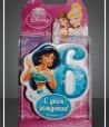Свеча для торта h68 мм, диз. "Disney Принцесса. Цифра 6", разноцв., 1 шт/упак 20 шт/кор РОССИЯ 1170