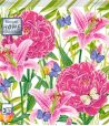 Салфетки 330х330 мм 3-сл., диз. "Пионы и лилии", разноцв., бум., 20 шт/упак "Bouquet" 12 упак/кор РОССИЯ 25005