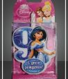 Свеча для торта h68 мм, диз. "Disney Принцесса. Цифра 9", разноцв., 1 шт/упак 20 шт/кор РОССИЯ 1174