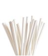 Трубочки для коктейлей 195 мм, d6 мм, бел., бум. прямые, 250 шт/упак 10 упак/кор РОССИЯ