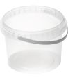 Ведро пищевое 500 мл, d100хh80 мм, с ручкой, без крышки, прозр., ПП, 600 шт/кор "Альянсупак" 600 шт/упак БЕЛАРУСЬ ДВ-0,5/100А ОС