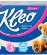 Бумага туалетная 3-сл. "Kleo", бел., 21 м, 8 рул/упак 6 упак/кор РОССИЯ С272